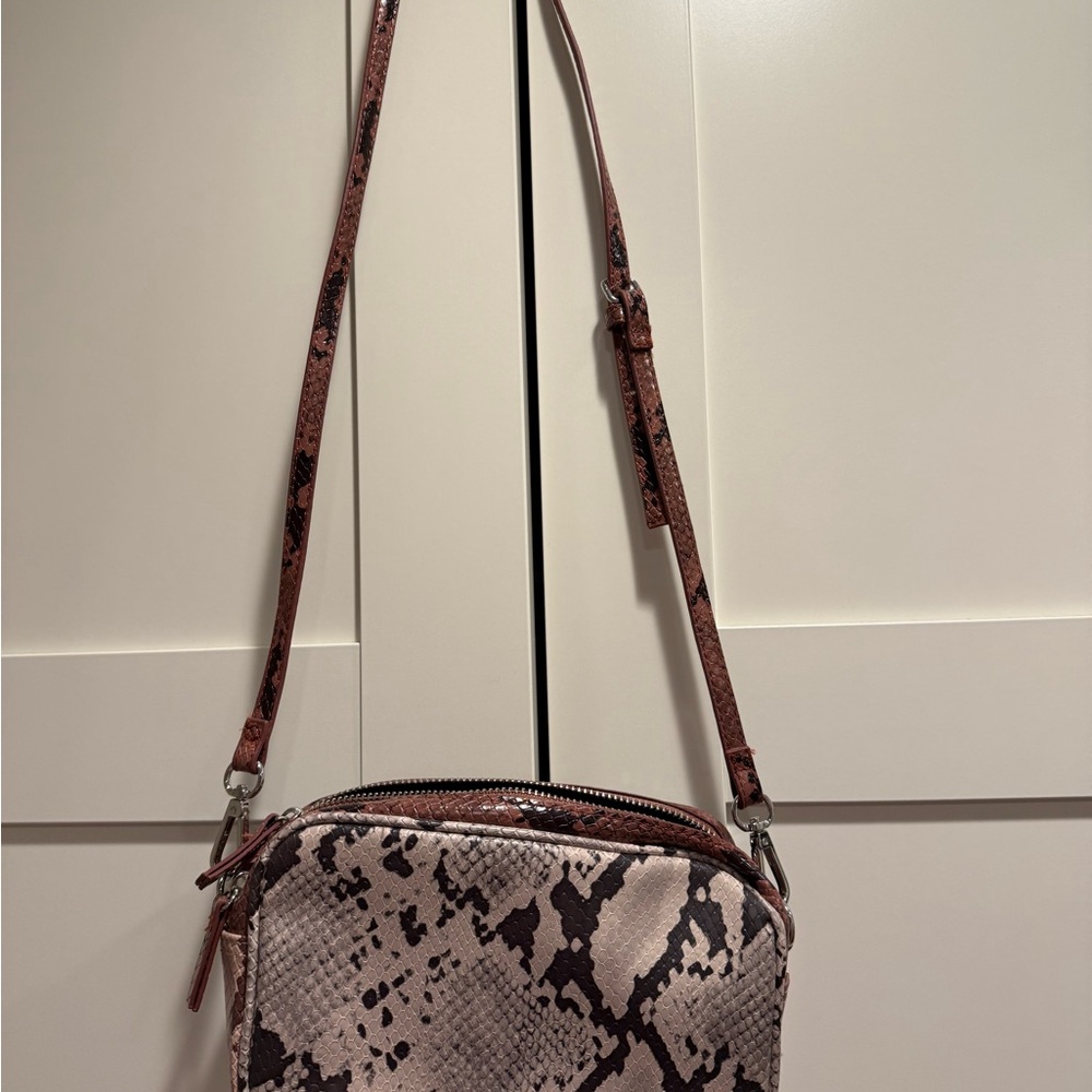 Snakeskin Crossbody Bag